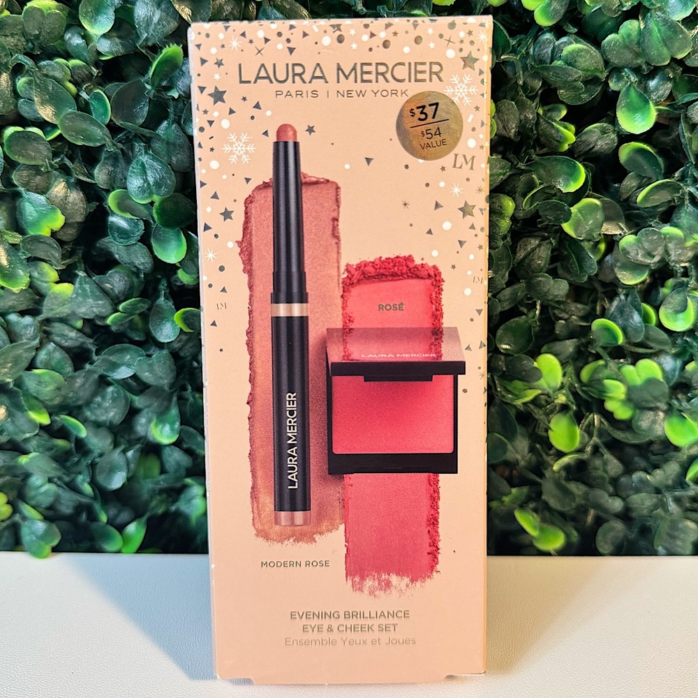 Laura Mercier Evening Brilliance Eye & Cheek Set - Limited Edition (NEW)